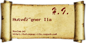 Hutvágner Ila névjegykártya